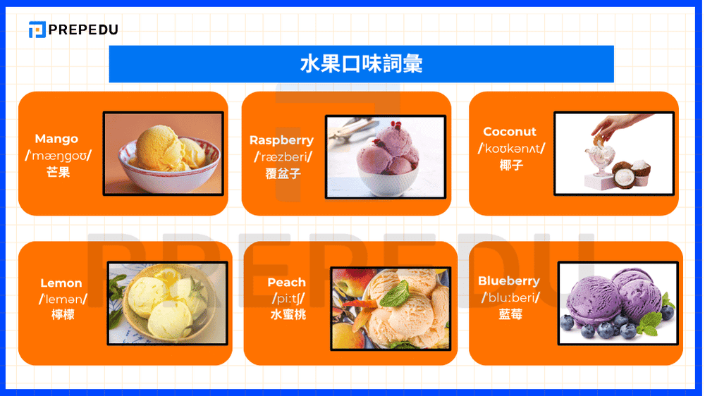 水果口味詞彙