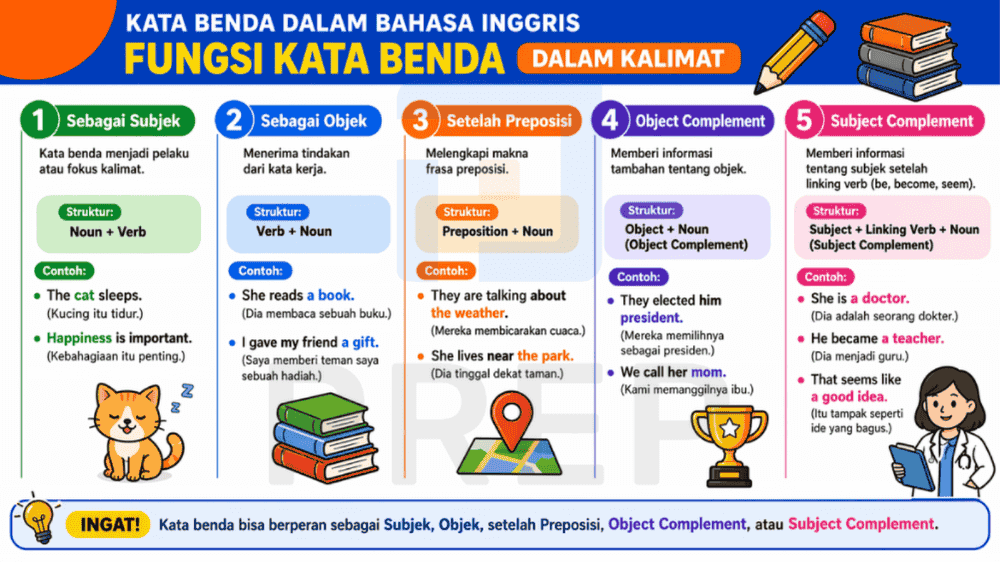 Memahami Peran Noun agar Kalimat Lebih Ekspresif