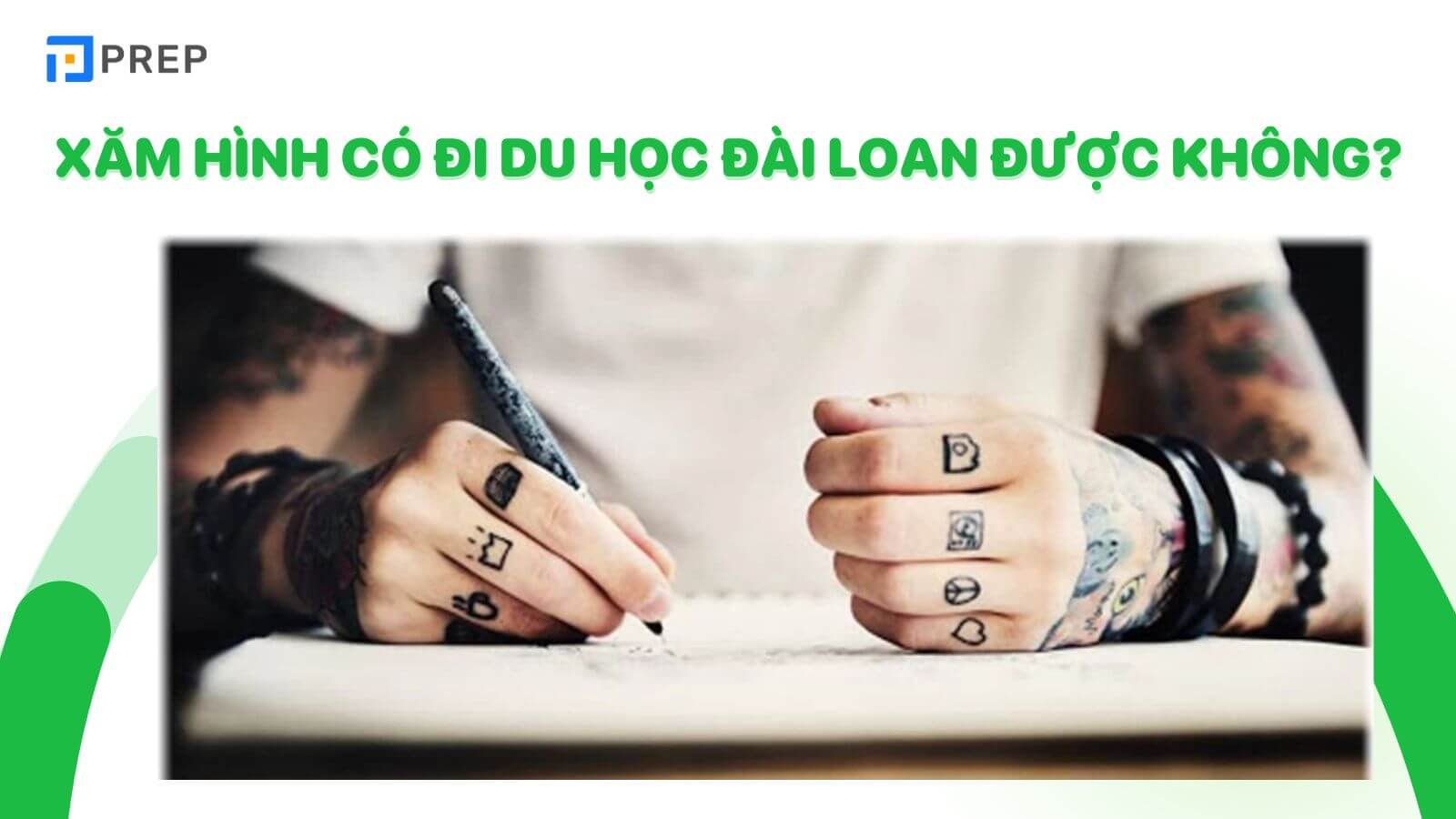 Giải đáp xăm hình có đi du học đài loan được không