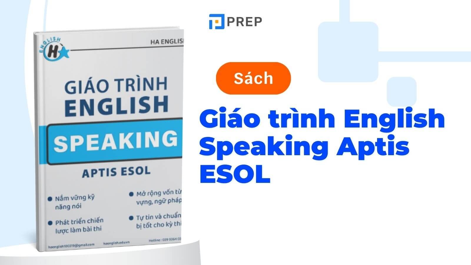 Giáo trình English Speaking Aptis ESOL