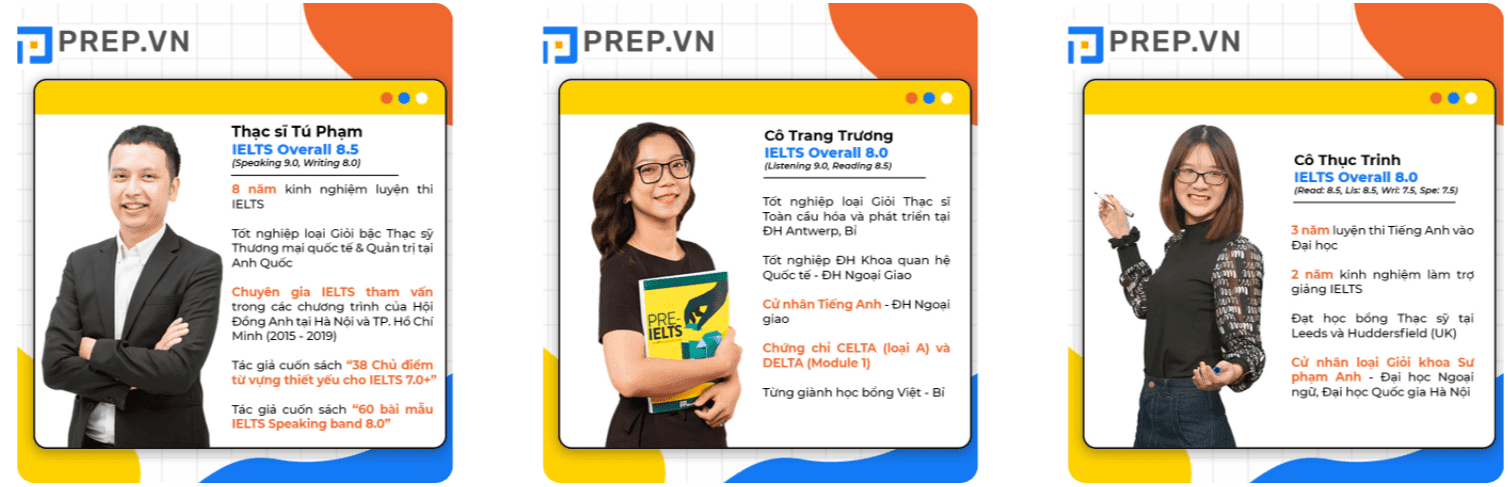Giáo viên hạng A giảng dạy tại prepedu.com