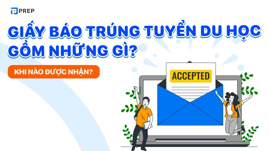 Mẫu giấy báo trúng tuyển du học của các trường Đại học quốc tế