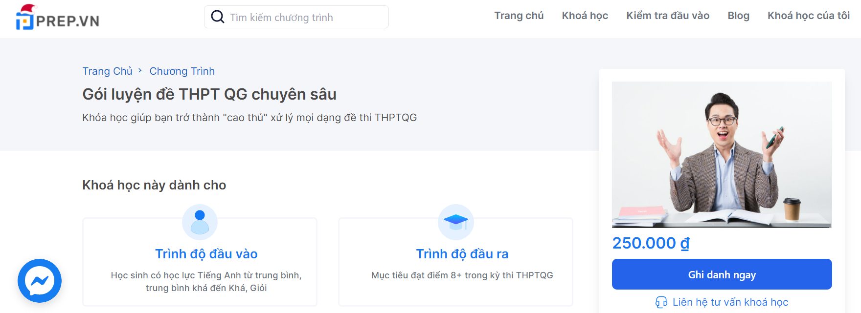 Gói luyện đề THPT Quốc gia chuyên sâu PREP