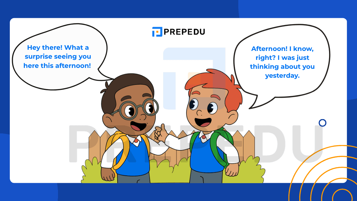 午安英文對話實戰練習