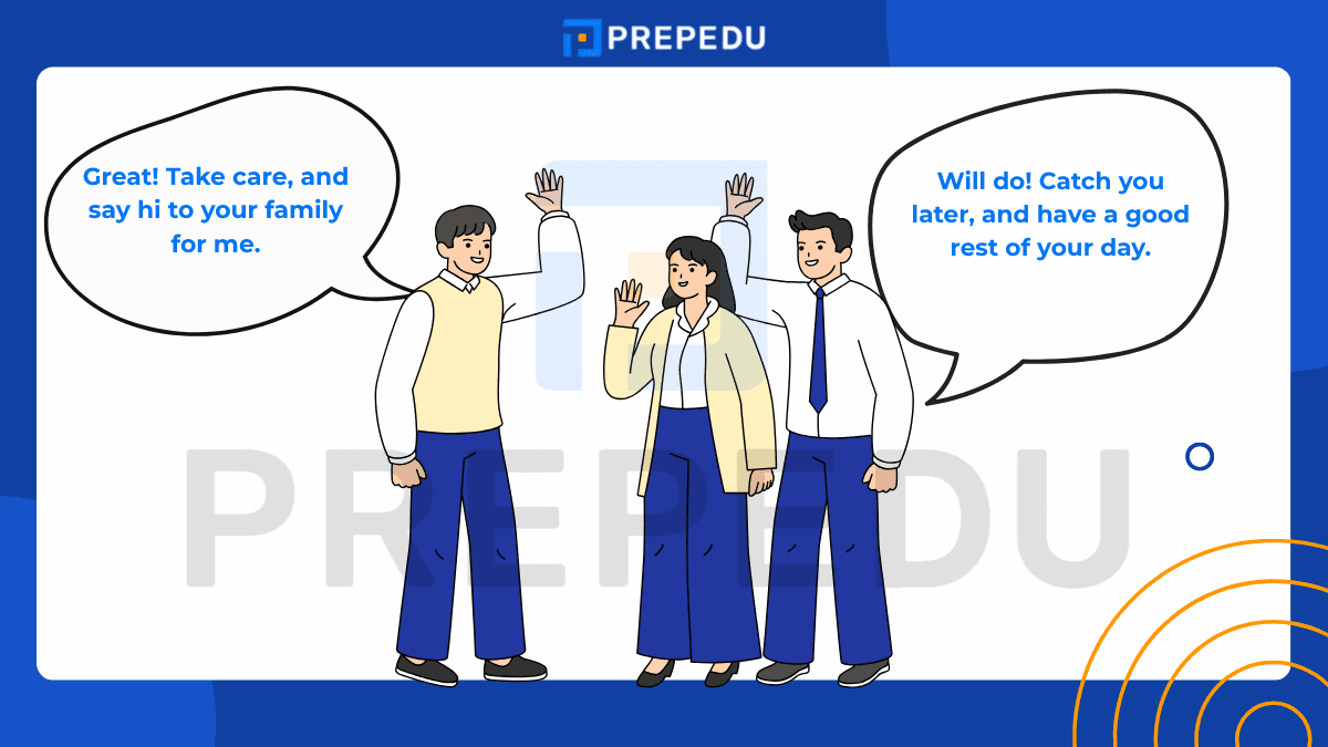 再見英文的對話範例
