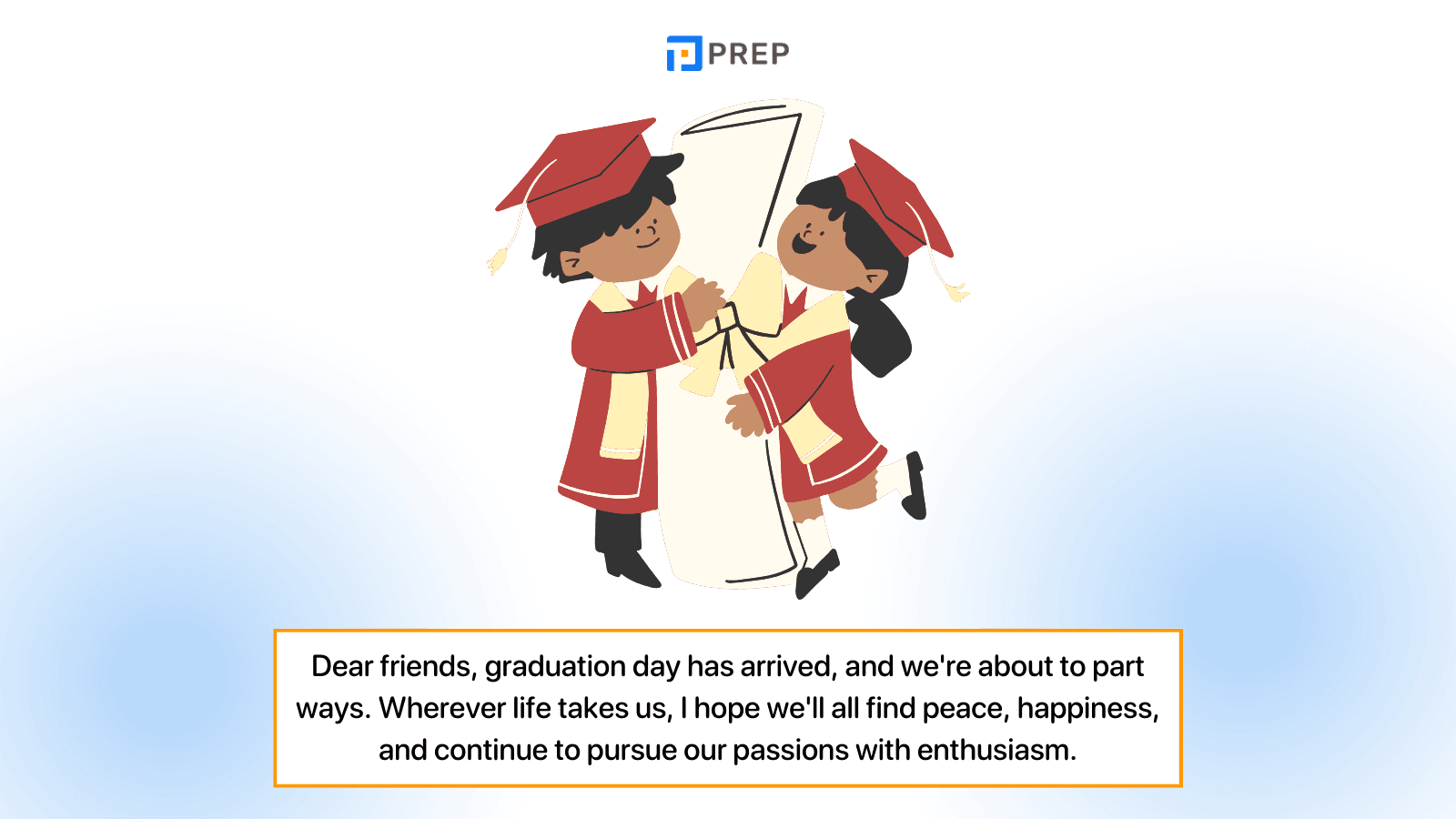 Graduation card messages in English for Friends