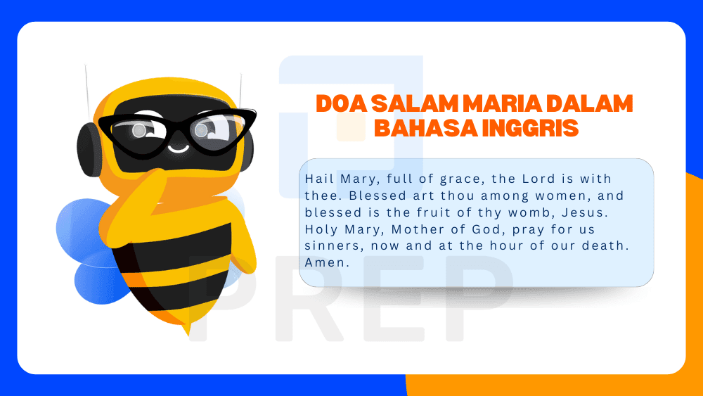 Doa Salam Maria dalam Bahasa Inggris