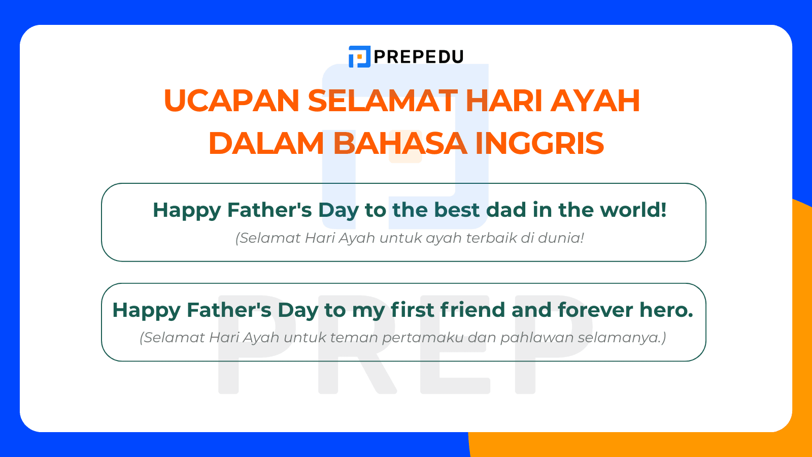 Memilih Ucapan Selamat Hari Ayah dalam Bahasa Inggris Sesuai Karakter Ayah