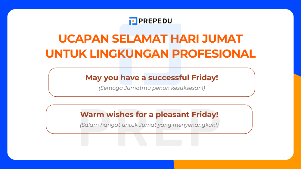 Friday Greeting yang Mencerminkan Profesionalisme
