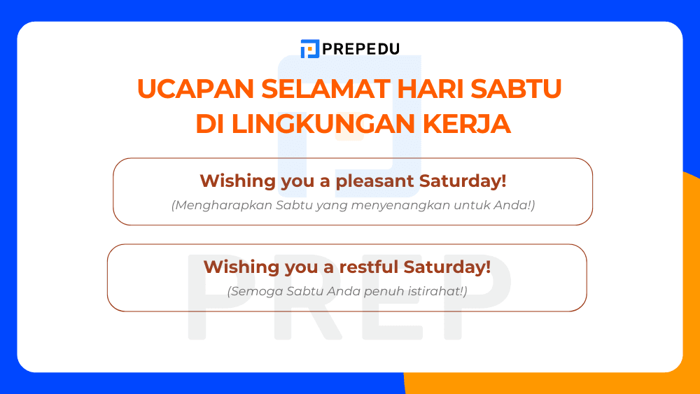 Ucapan Sabtu dalam Bahasa Inggris untuk Lingkungan Kerja yang Sopan