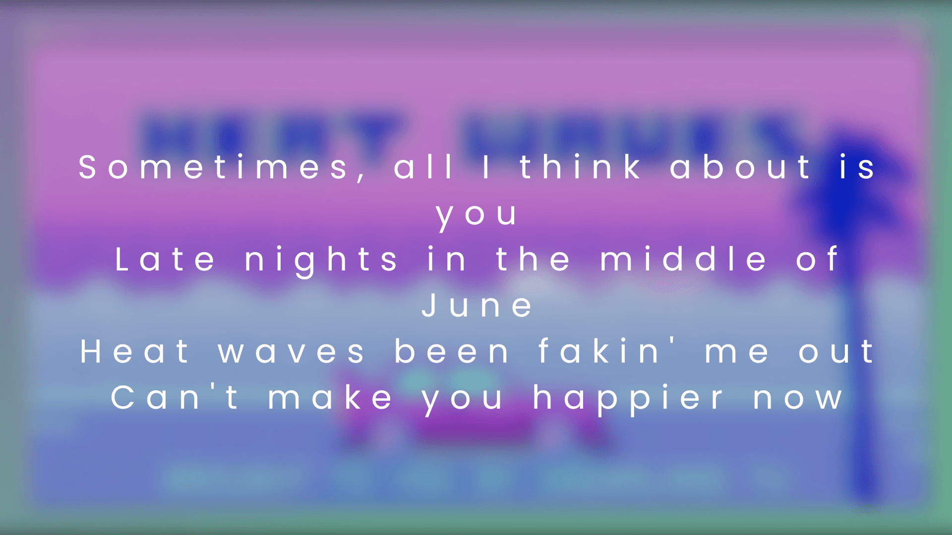 แปลเพลง Heat Waves ความหมายเพลงดังจาก Glass Animals