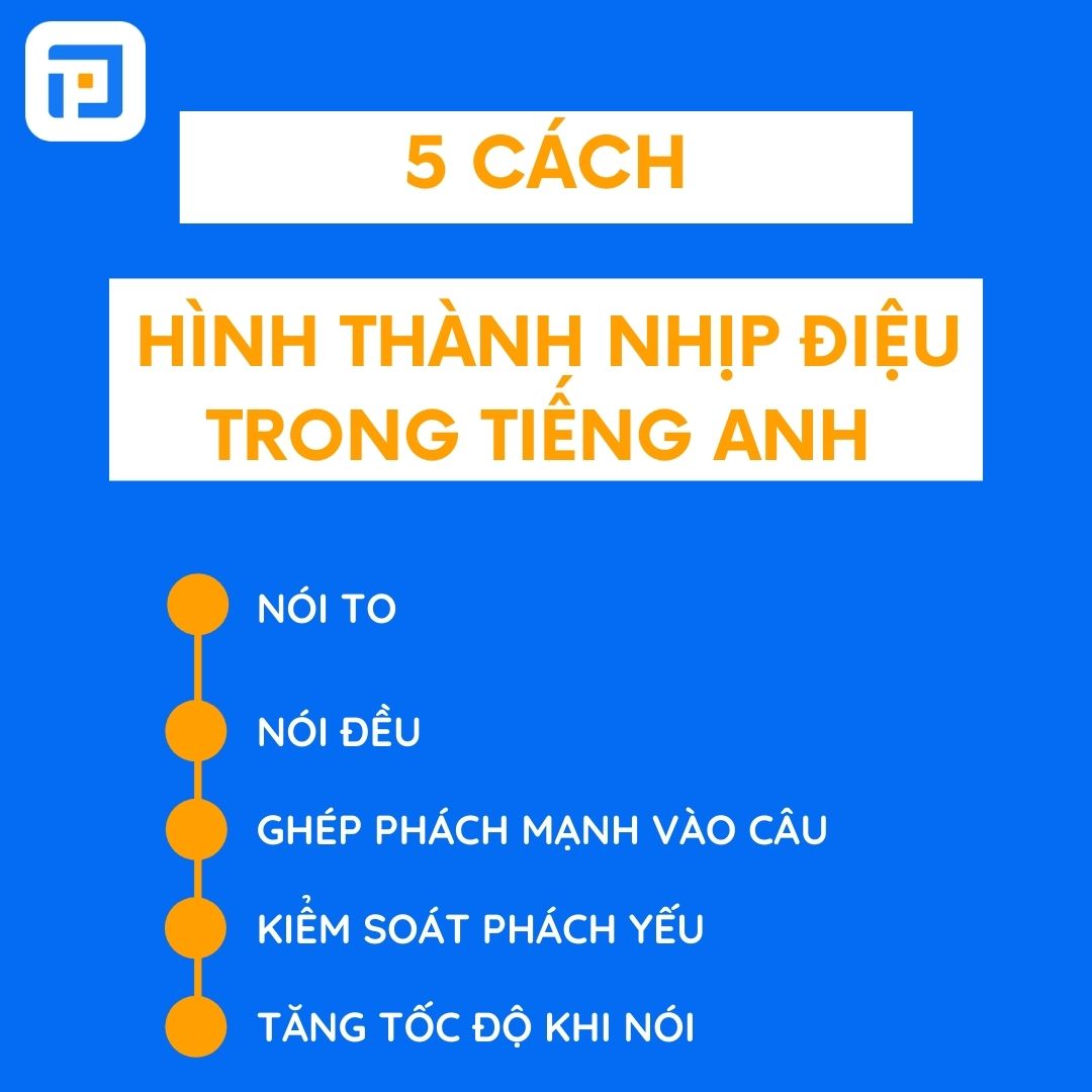 5 cách hình thành nhịp điệu trong tiếng Anh