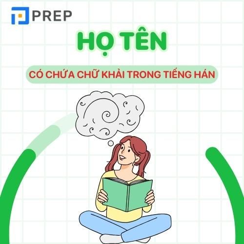 Những tên hay có chứa chữ Khải trong tiếng Hán