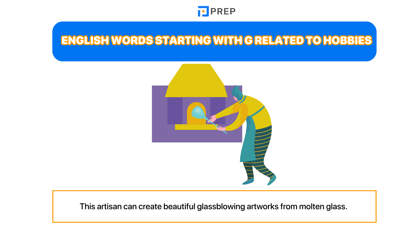 English words starting with G related to hobbies