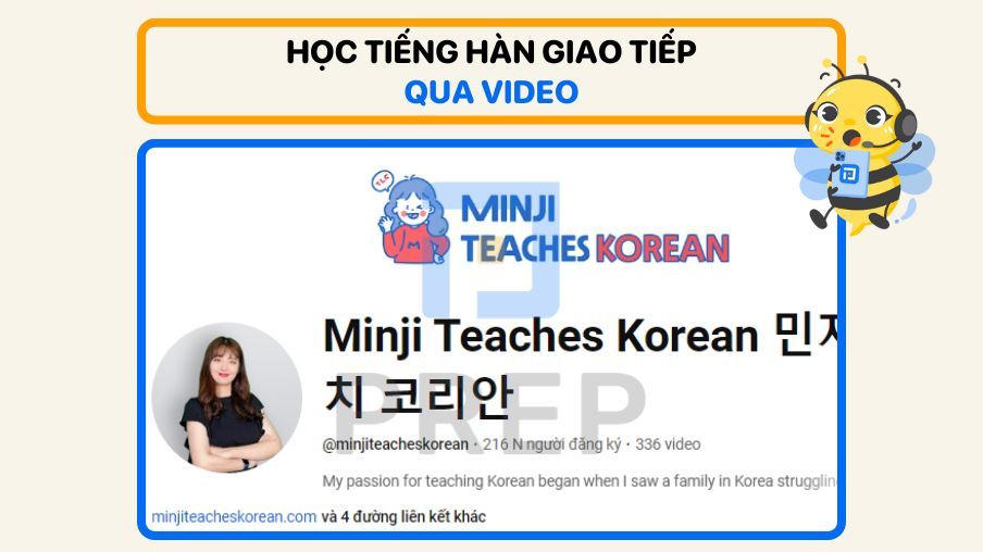 học tiếng Hàn giao tiếp qua video