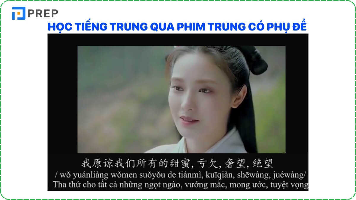 Học tiếng Trung qua phim có phụ đề hữu ích