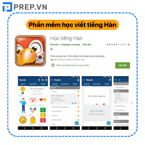cách viết tiếng Hàn, tập viết tiếng hàn