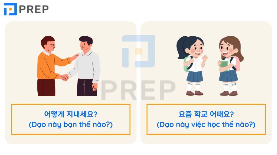 Hội thoại chào hỏi tiếng Hàn