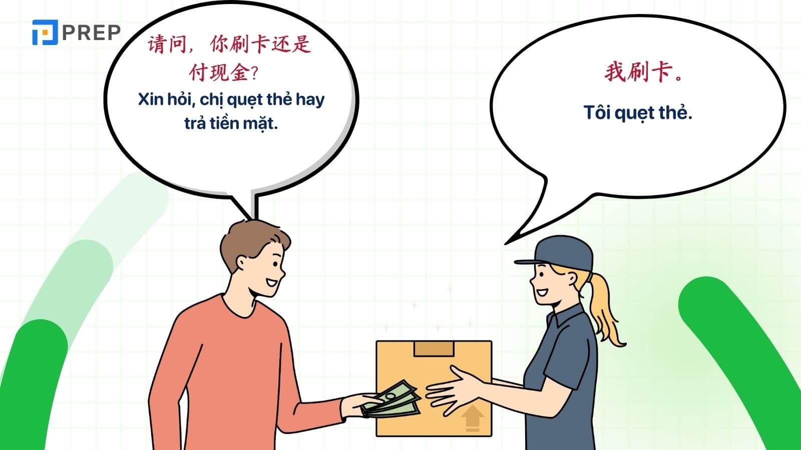 Hội thoại liên quan đến Hóa đơn tiếng Trung