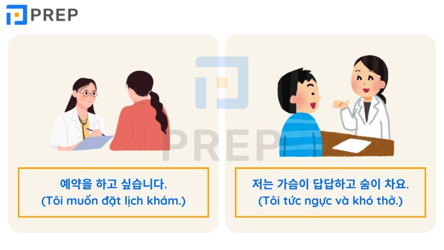 hội thoại tiếng Hàn về bệnh viện​