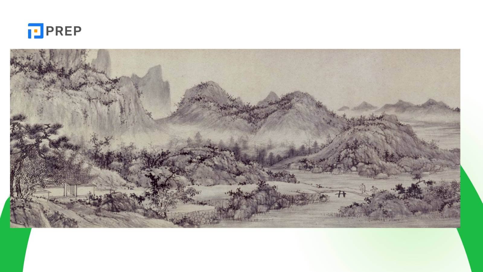 洪崖山房图 (Hồng Nhai sơn phòng đồ)