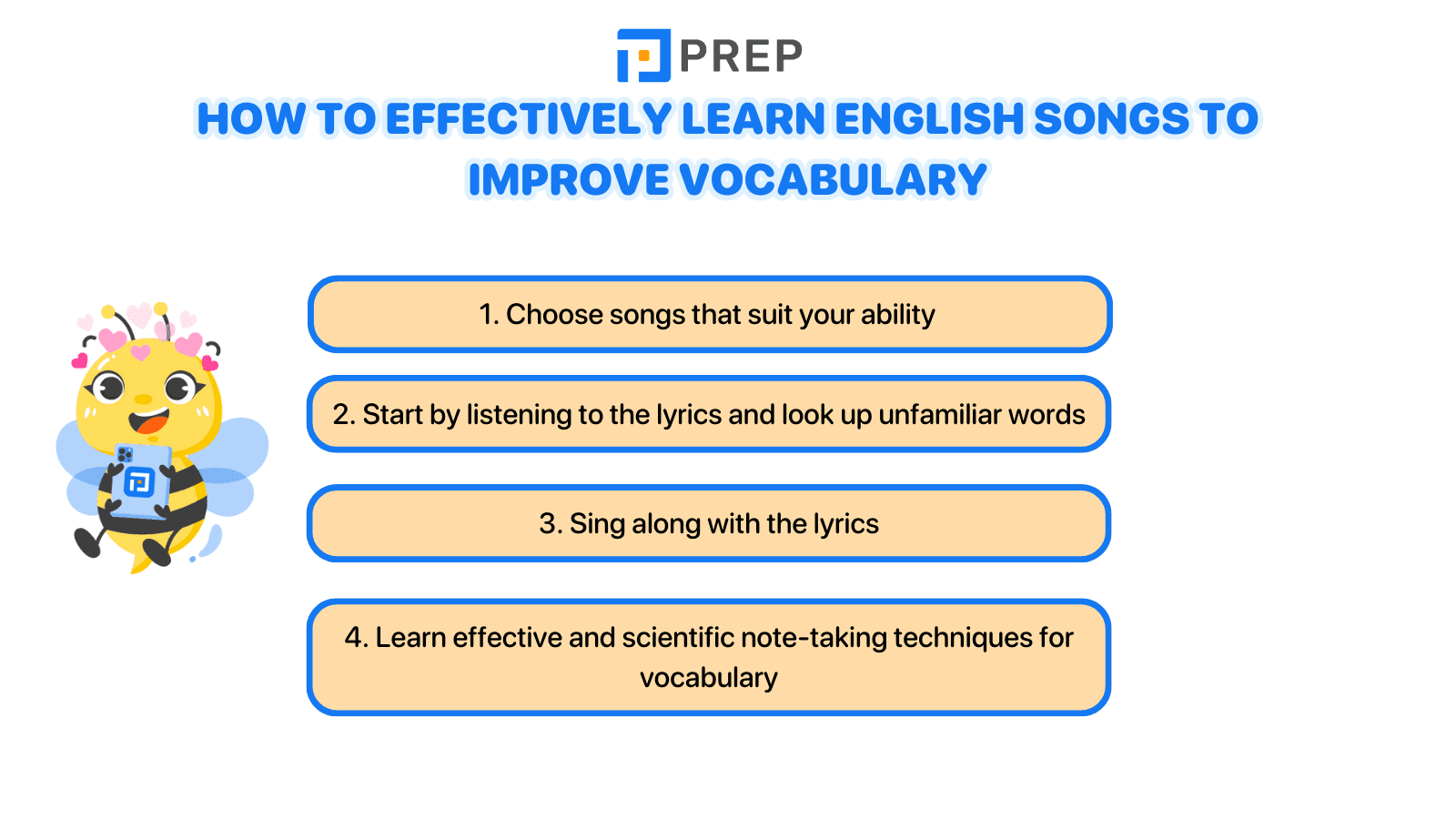 How to effectively learn English songs to improve vocabulary