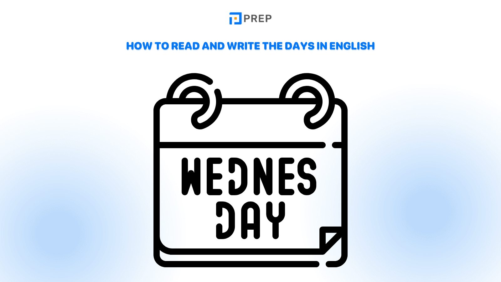 How to read and write the days in English