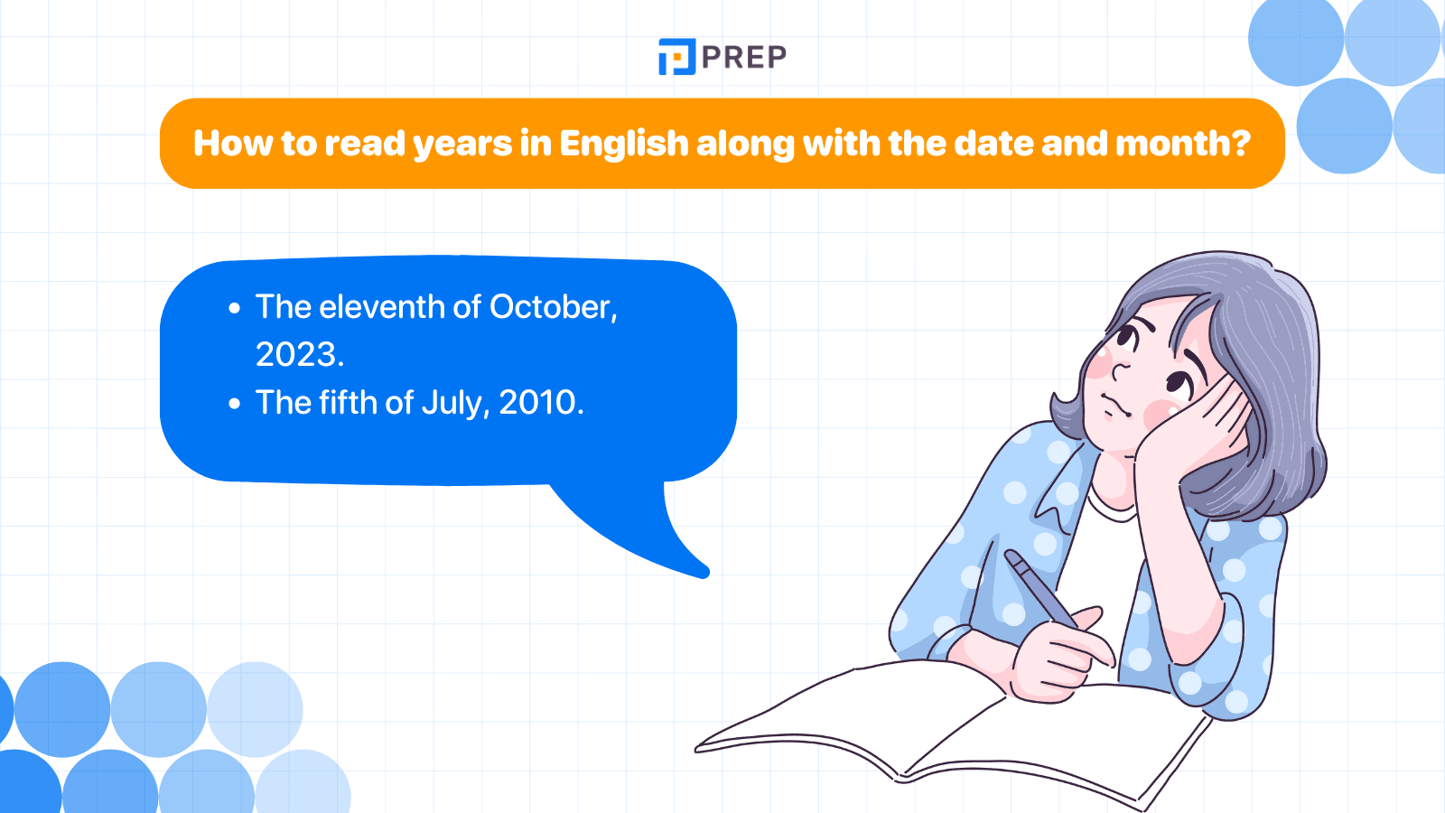Methods for reading years in English along with the date and month 