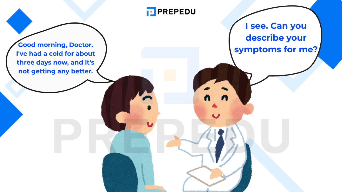 我感冒了英文對話