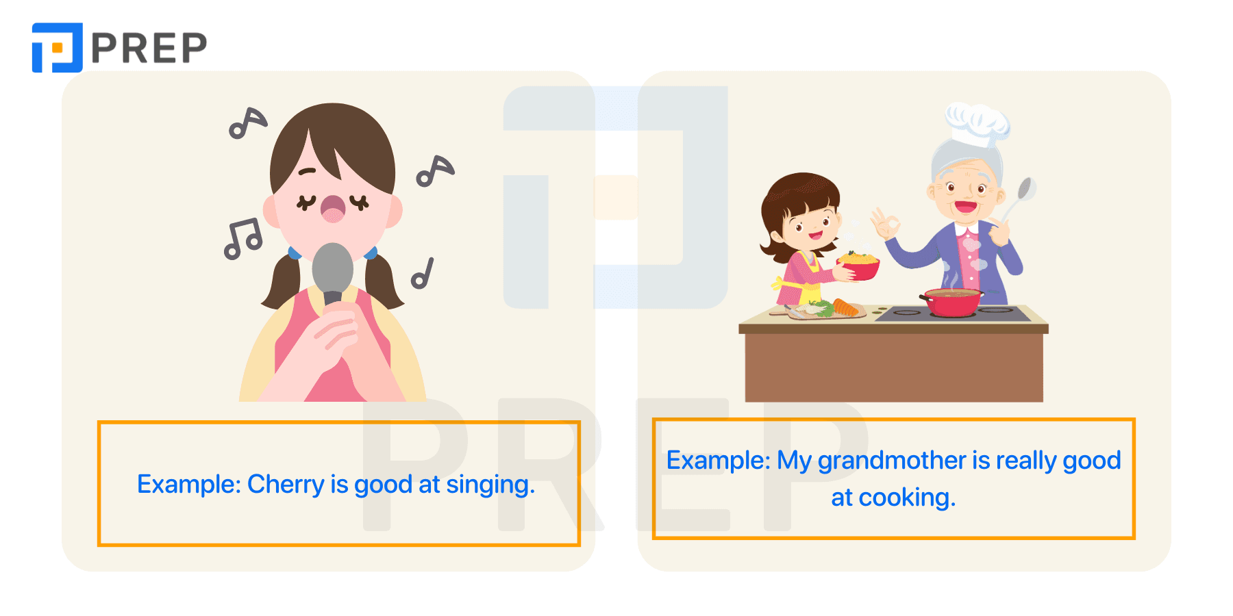 The usage of Good at 