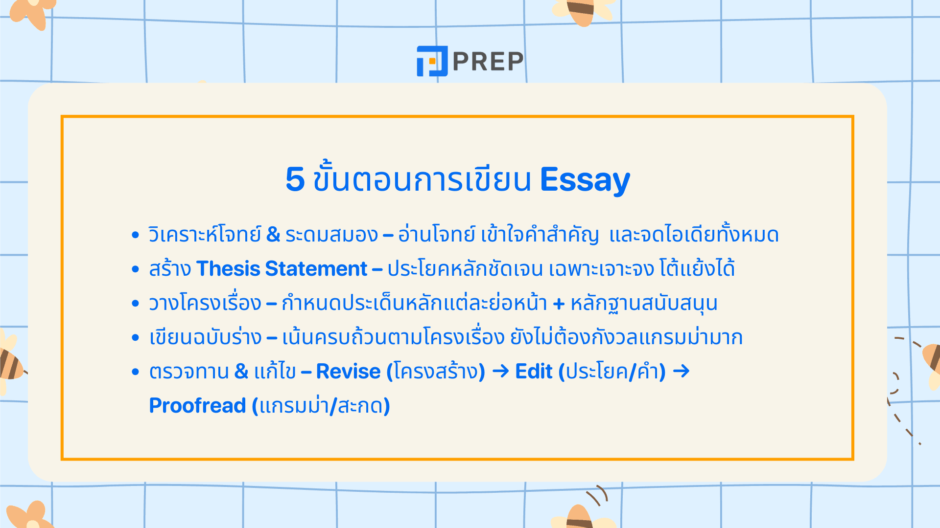 วิธี เขียน เรียงความ ภาษา อังกฤษ ฉบับเข้าใจง่ายสำหรับมือใหม่