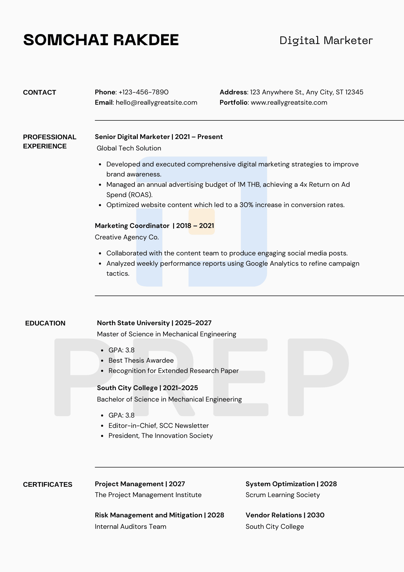 เรซูเม่ภาษาอังกฤษ เขียนยังไง? Resume ภาษาอังกฤษ