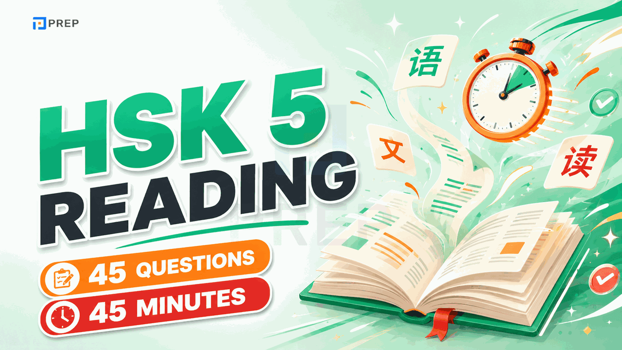 HSK 5 Reading: format, sample questions and free materials - Prep Edu