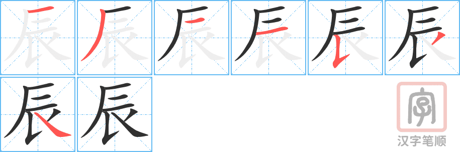 Hướng dẫn chi tiết cách viết chữ 晨