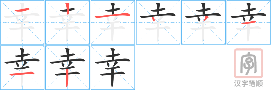 Hướng dẫn cách viết chữ Hạnh trong tiếng hán chi tiết