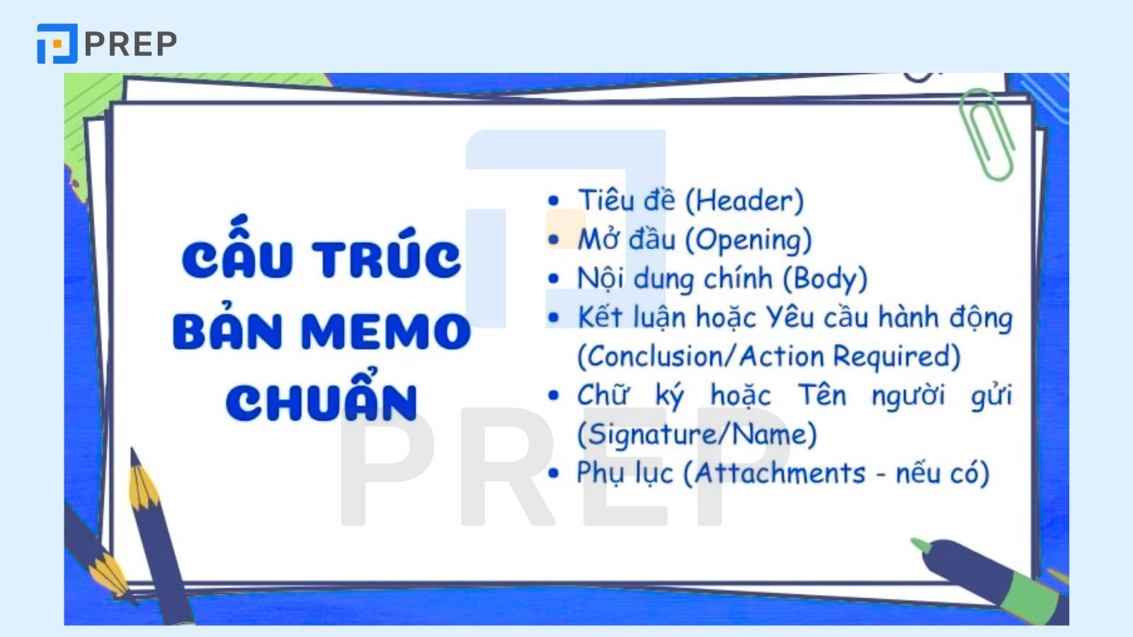 Hướng dẫn cách viết Memo chuẩn