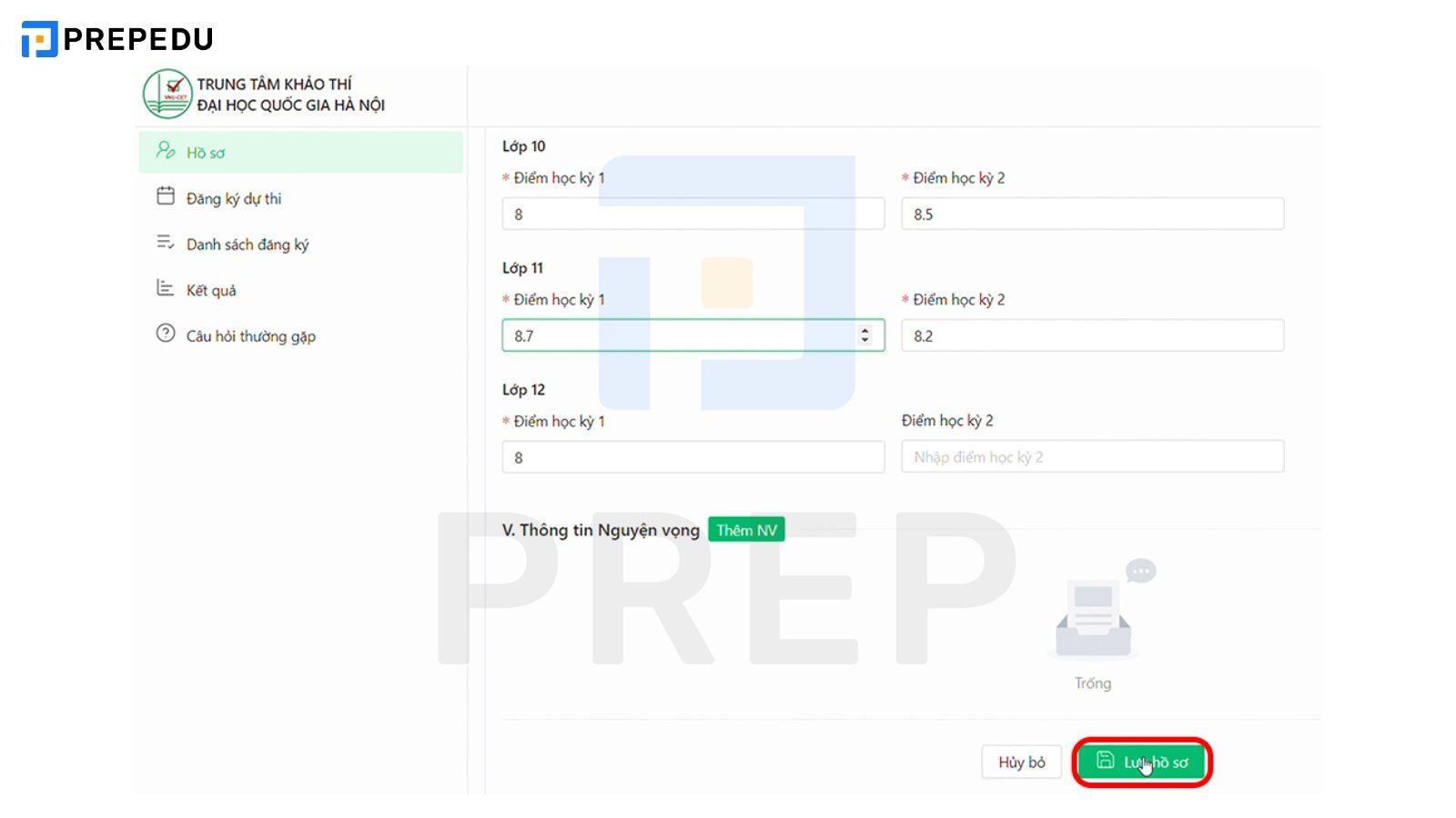 Hướng dẫn đăng ký kỳ thi Đánh giá năng lực Đại học Quốc gia Hà Nội