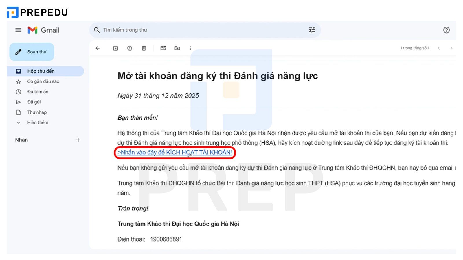 Hướng dẫn đăng ký kỳ thi Đánh giá năng lực Đại học Quốc gia Hà Nội