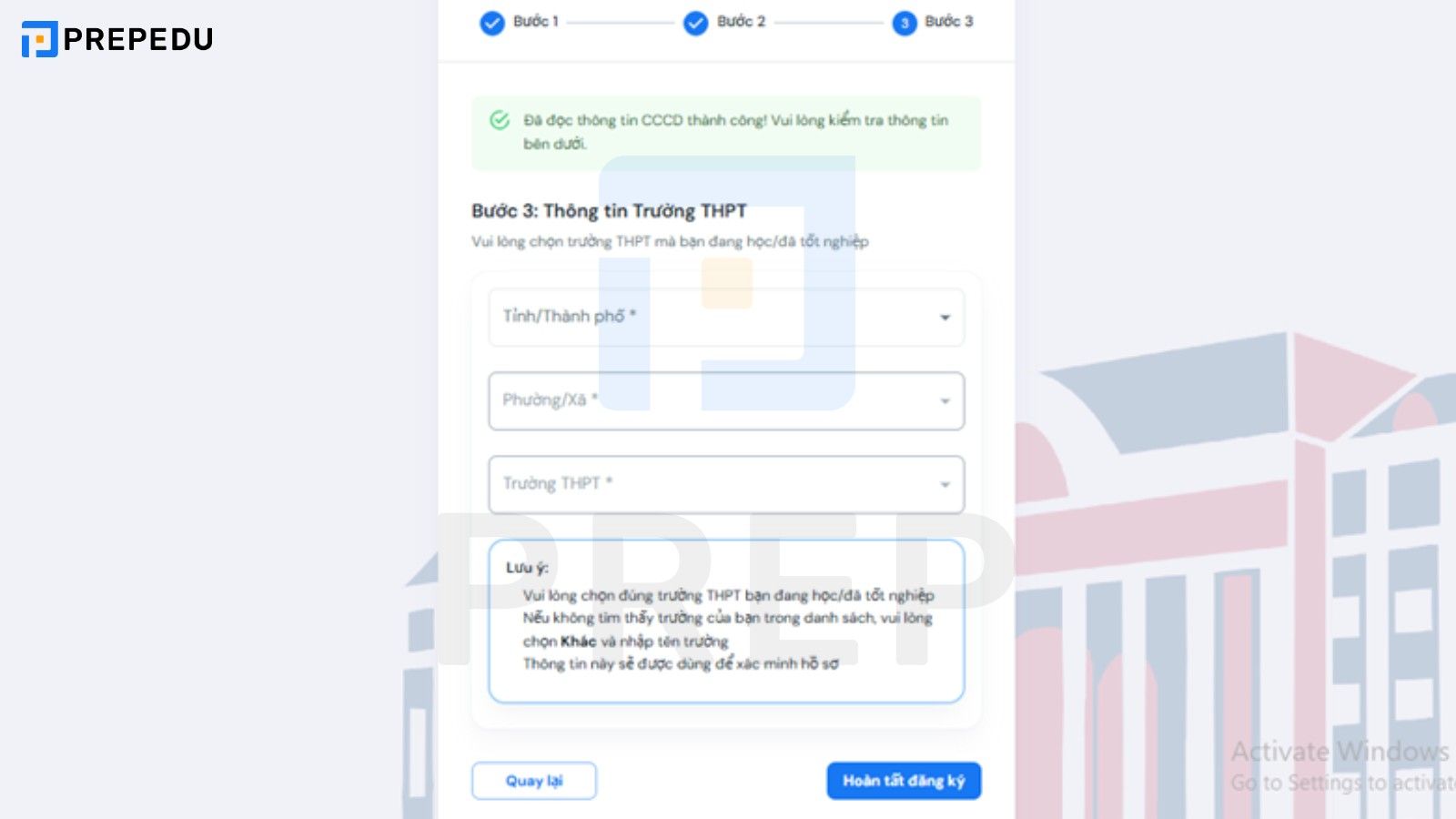 Hướng dẫn đăng ký thi Đánh giá năng lực chuyên biệt trường Đại học Sư phạm TP.HCM