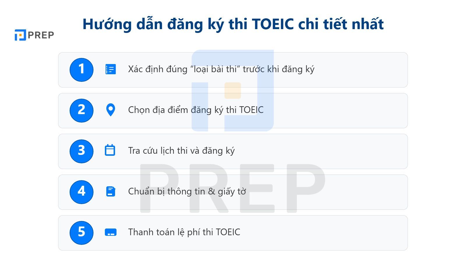 Hướng dẫn đăng ký thi TOEIC chi tiết nhất
