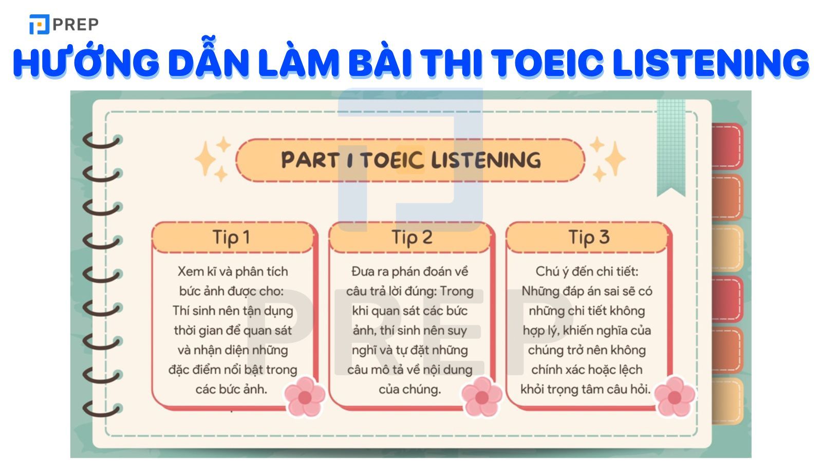 Hướng dẫn làm bài thi TOEIC Listening