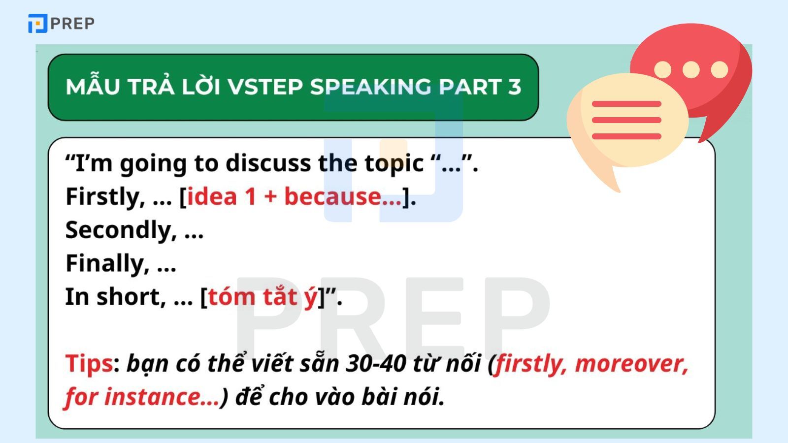 Hướng dẫn trả lời VSTEP Speaking Part 3 đạt điểm cao