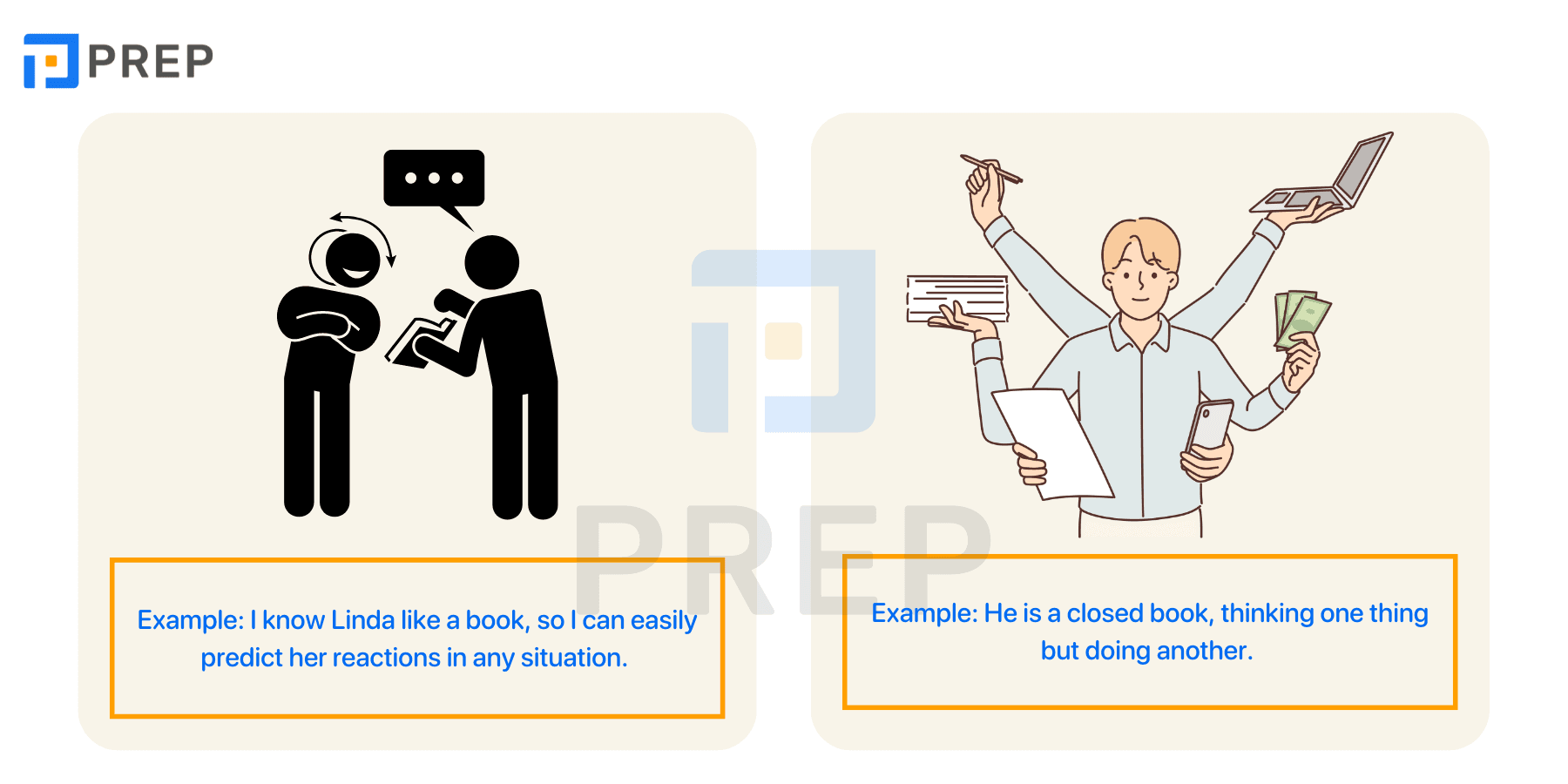 Idioms related to books