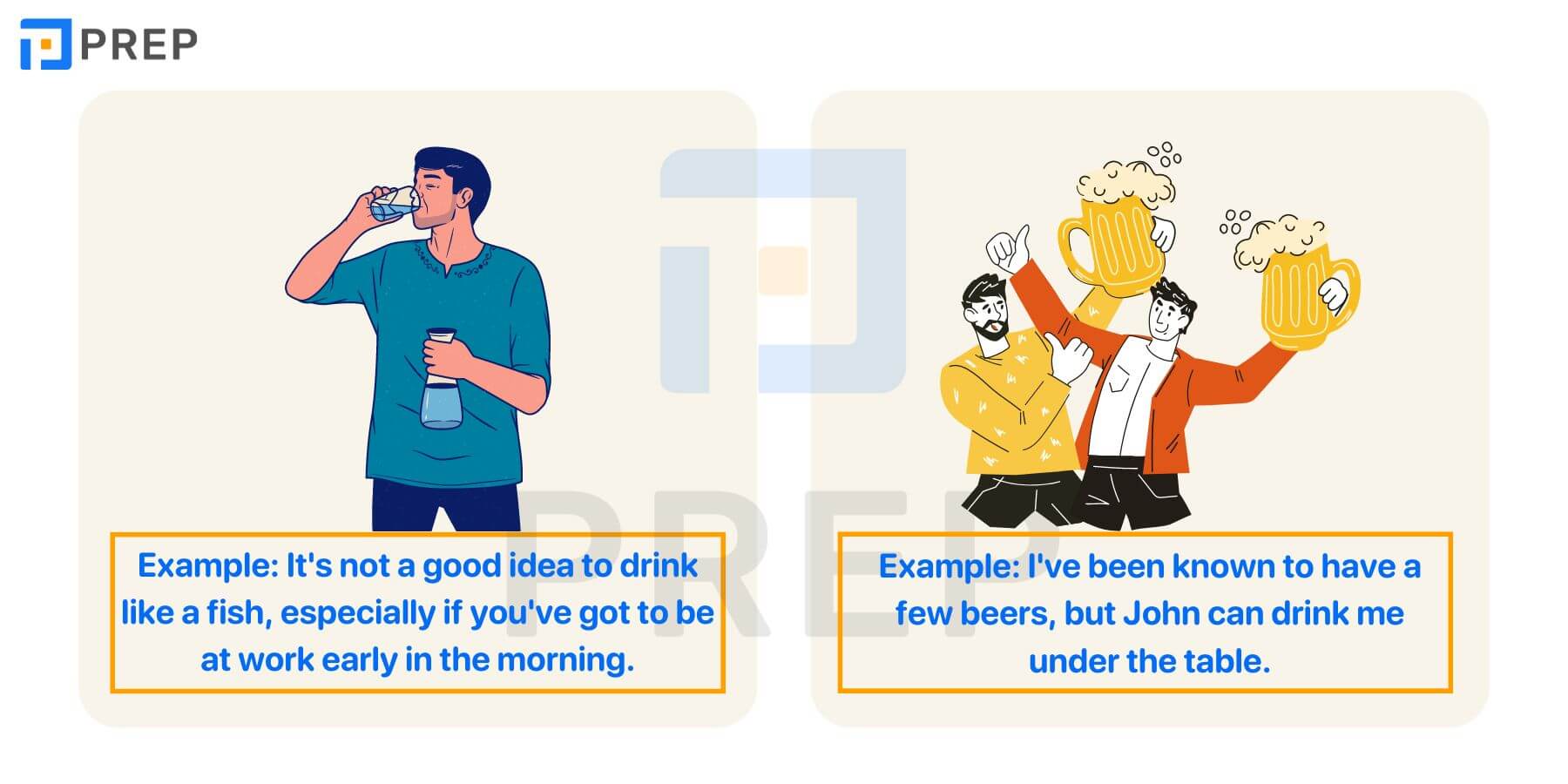 Idioms và Phrasal verbs đi với Drink