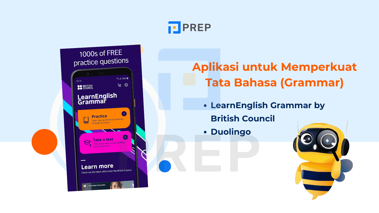 Aplikasi untuk Memperkuat Tata Bahasa (Grammar)