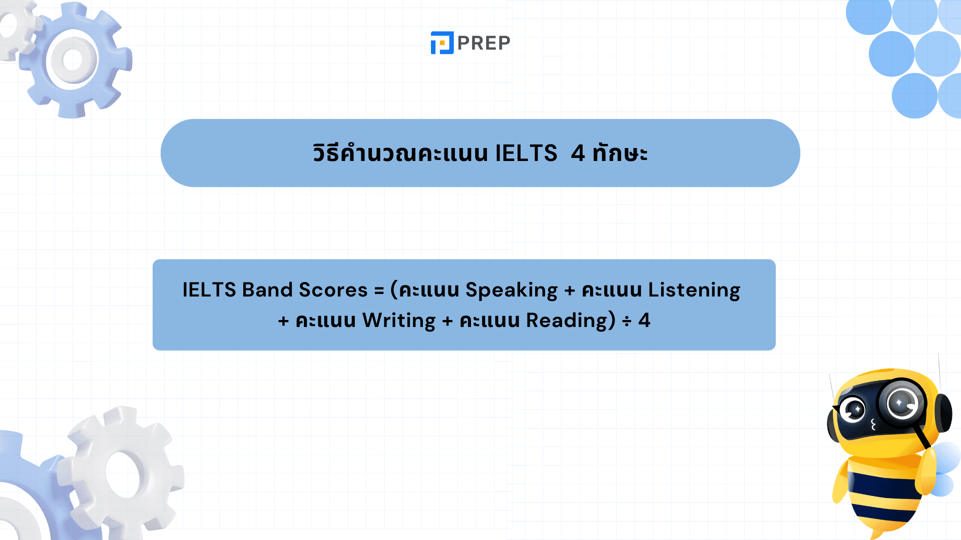 วิธีคำนวณคะแนน IELTS แบบเข้าใจง่าย พร้อมตัวอย่าง