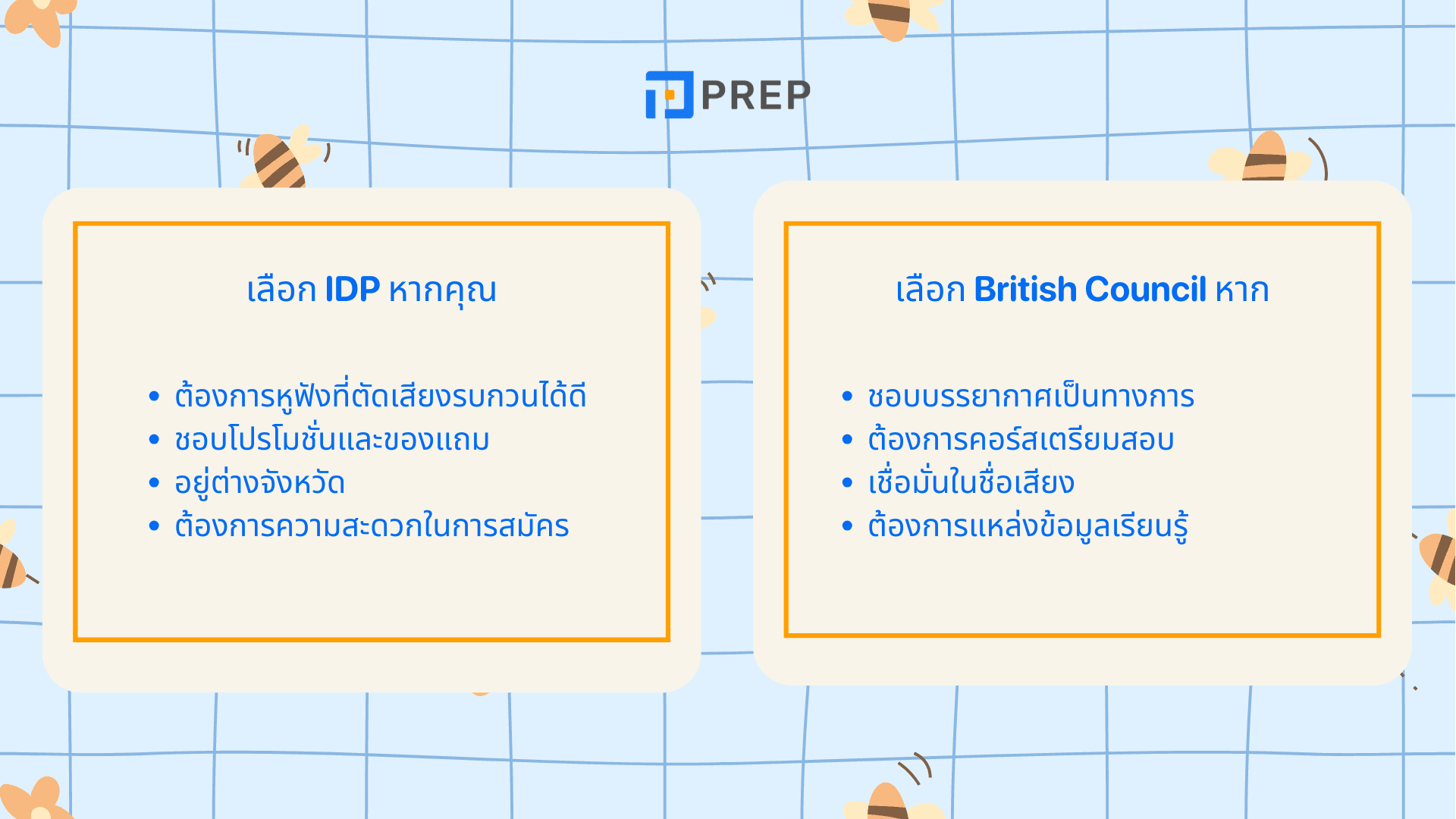 IDP vs British Council IELTS สอบที่ไหนดีกว่า?