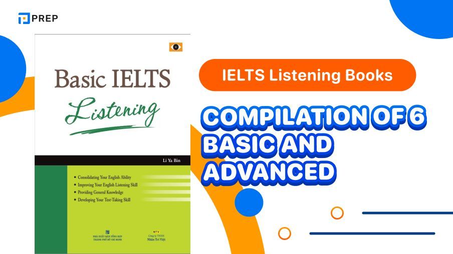 Compilation of 6 basic and advanced IELTS Listening books