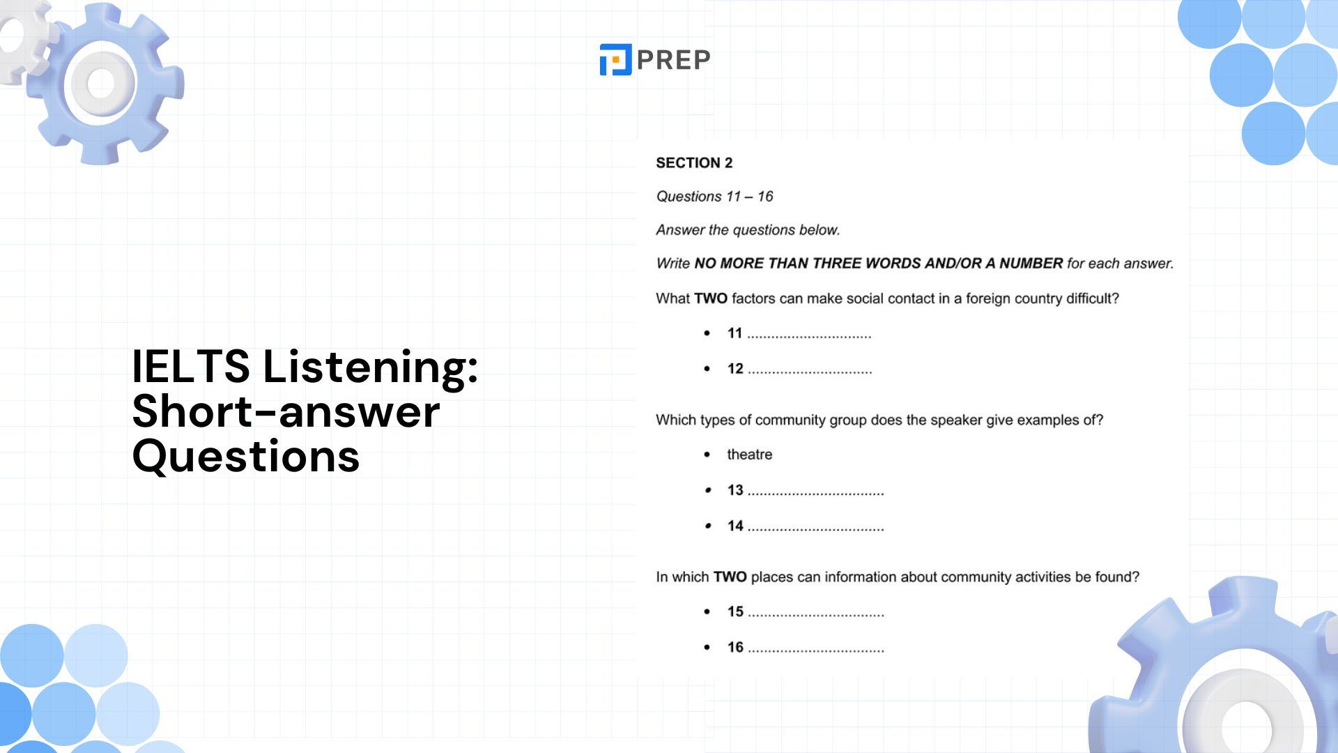 ประเภทคำถามใน IELTS Listening - เจาะลึกพร้อมเทคนิคตอบให้ได้คะแนนสูง