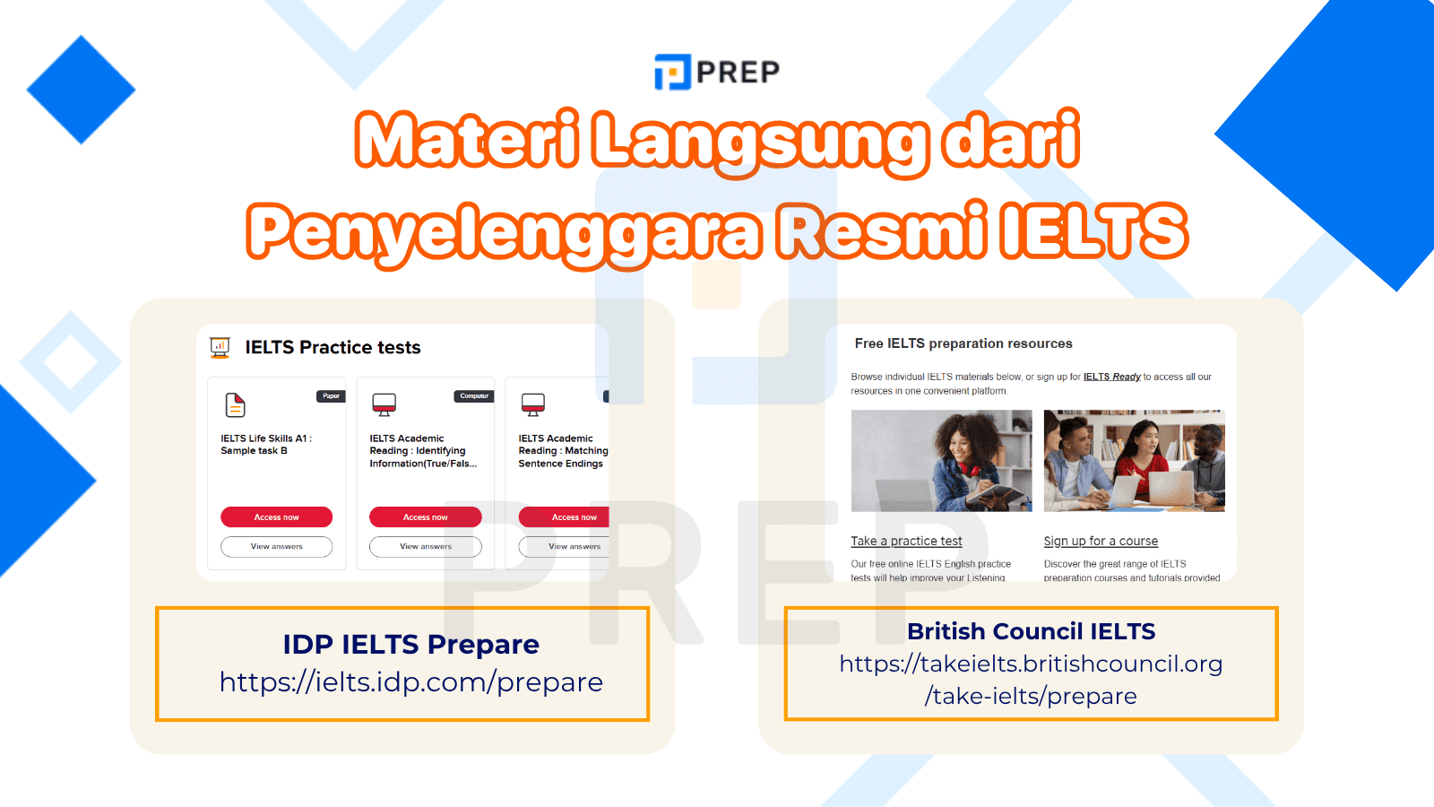 Materi Langsung dari Penyelenggara Resmi IELTS